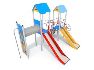 Set cu două turnuri pentru loc de joacă - BGL-1104 imagine principala
