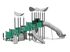 Set cu două turnuri pentru loc de joacă din materiale reciclate - BGL-1215 RECYCLED imagine 2