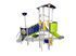 Set cu două turnuri cu tobogan pentru loc de joacă - BGL-1709 inox imagine 7